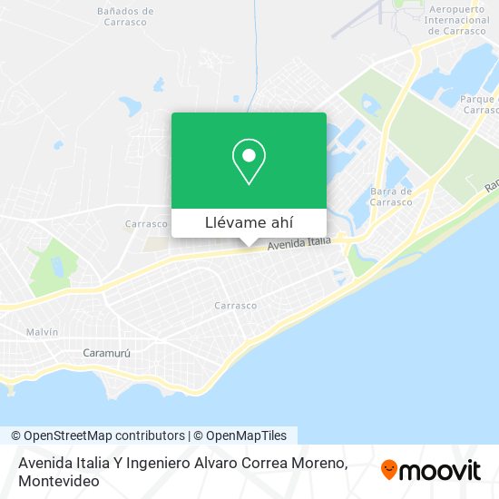 Mapa de Avenida Italia Y Ingeniero Alvaro Correa Moreno