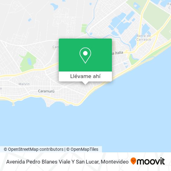 Mapa de Avenida Pedro Blanes Viale Y San Lucar