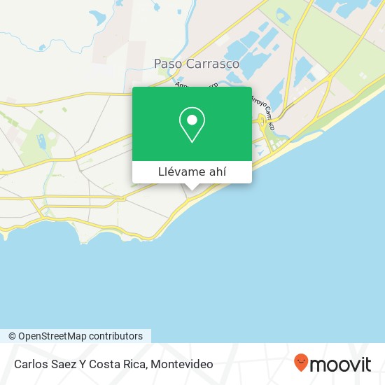 Mapa de Carlos Saez Y Costa Rica