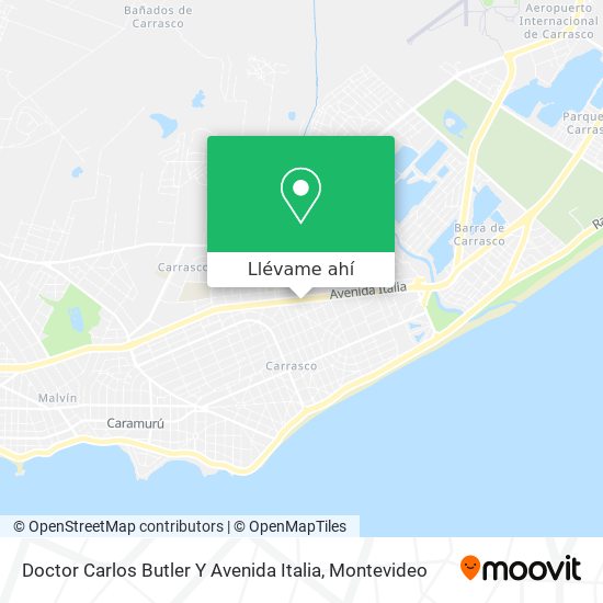 Mapa de Doctor Carlos Butler Y Avenida Italia