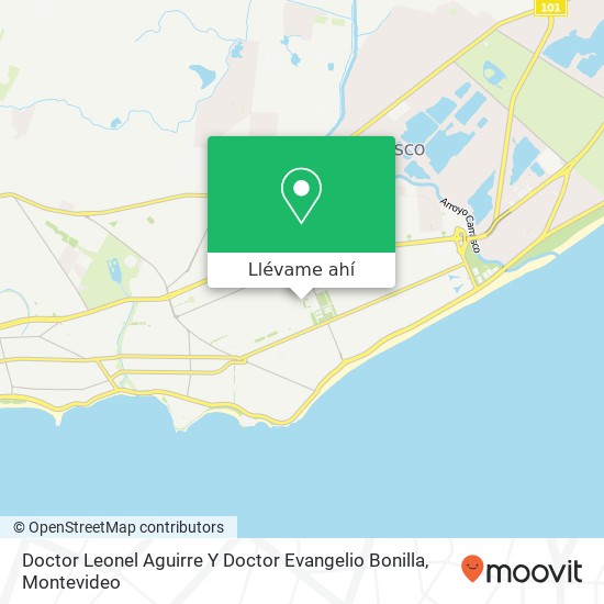 Mapa de Doctor Leonel Aguirre Y Doctor Evangelio Bonilla
