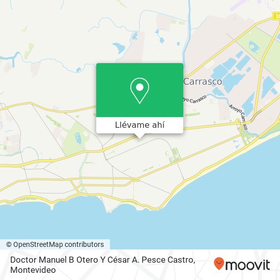 Mapa de Doctor Manuel B Otero Y César A. Pesce Castro