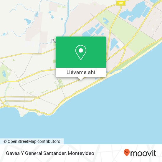Mapa de Gavea Y General Santander