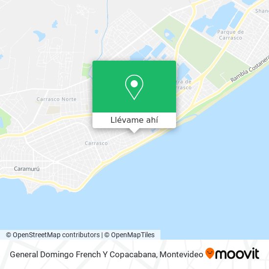 Mapa de General Domingo French Y Copacabana