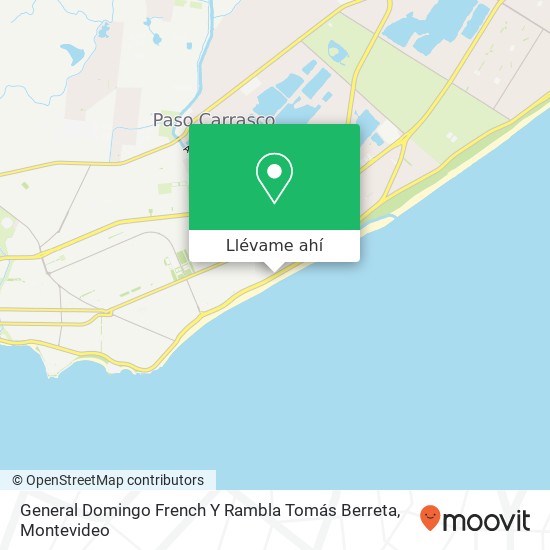 Mapa de General Domingo French Y Rambla Tomás Berreta