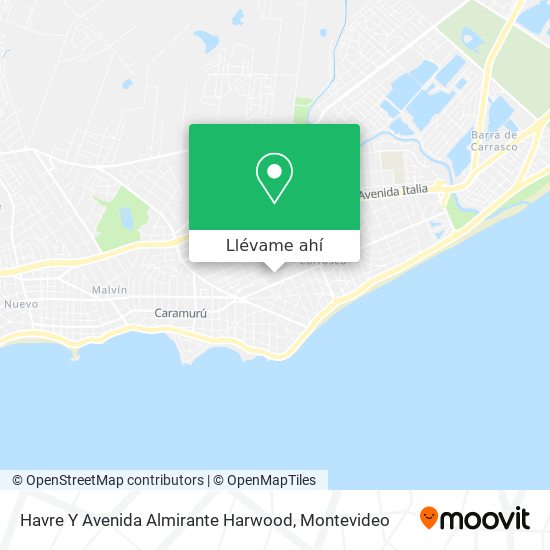 Mapa de Havre Y Avenida Almirante Harwood