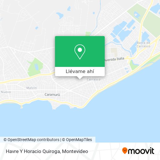 Mapa de Havre Y Horacio Quiroga