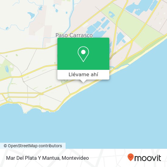 Mapa de Mar Del Plata Y Mantua