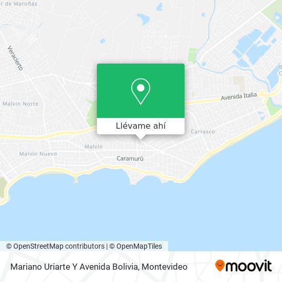 Mapa de Mariano Uriarte Y Avenida Bolivia