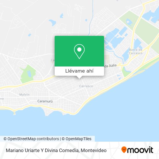 Mapa de Mariano Uriarte Y Divina Comedia