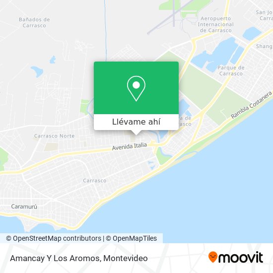 Mapa de Amancay Y Los Aromos