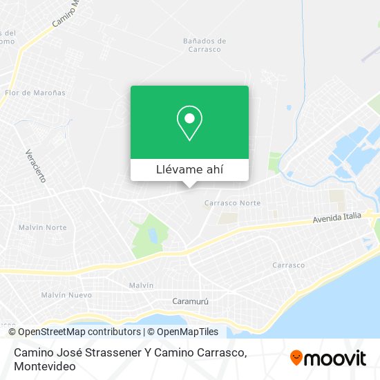 Mapa de Camino José Strassener Y Camino Carrasco