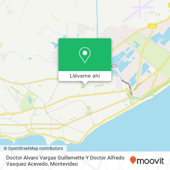 Mapa de Doctor Alvaro Vargas Guillemette Y Doctor Alfredo Vasquez Acevedo