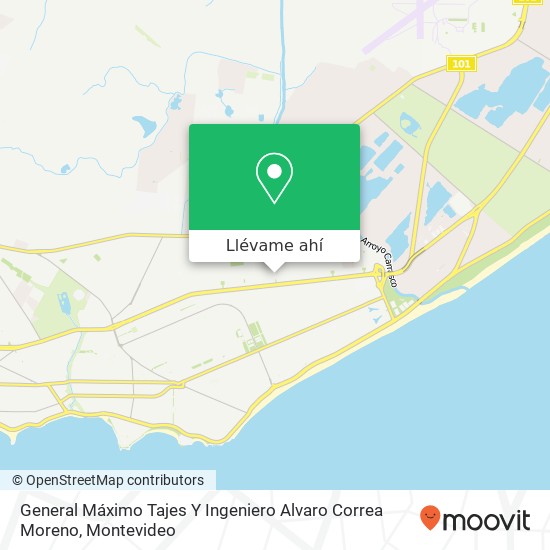 Mapa de General Máximo Tajes Y Ingeniero Alvaro Correa Moreno