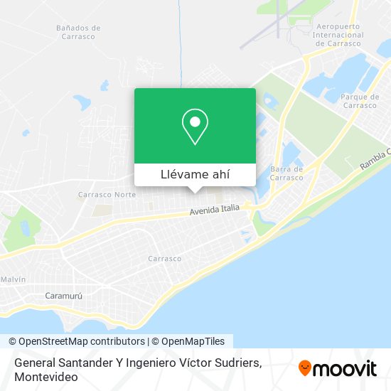 Mapa de General Santander Y Ingeniero Víctor Sudriers