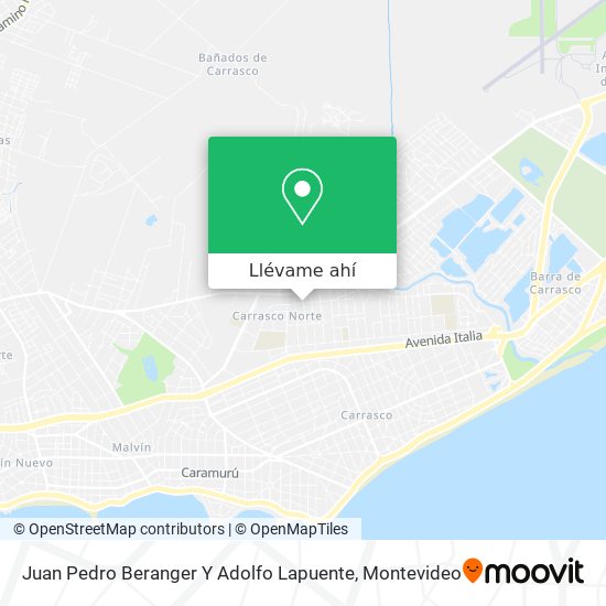 Mapa de Juan Pedro Beranger Y Adolfo Lapuente