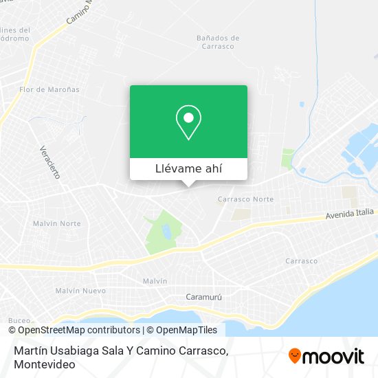Mapa de Martín Usabiaga Sala Y Camino Carrasco