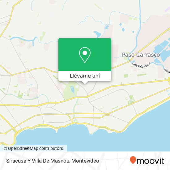 Mapa de Siracusa Y Villa De Masnou