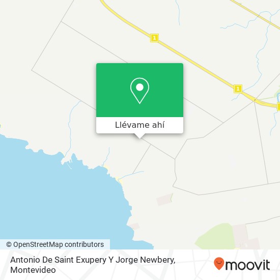 Mapa de Antonio De Saint Exupery Y Jorge Newbery