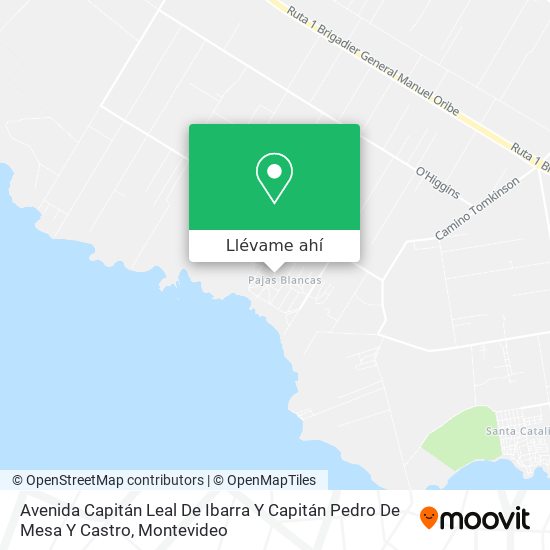 Mapa de Avenida Capitán Leal De Ibarra Y Capitán Pedro De Mesa Y Castro