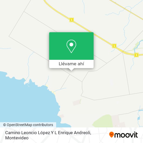 Mapa de Camino Leoncio López Y L Enrique Andreoli