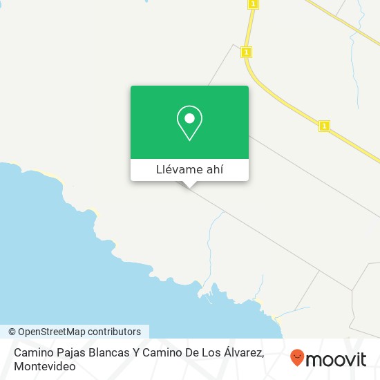 Mapa de Camino Pajas Blancas Y Camino De Los Álvarez