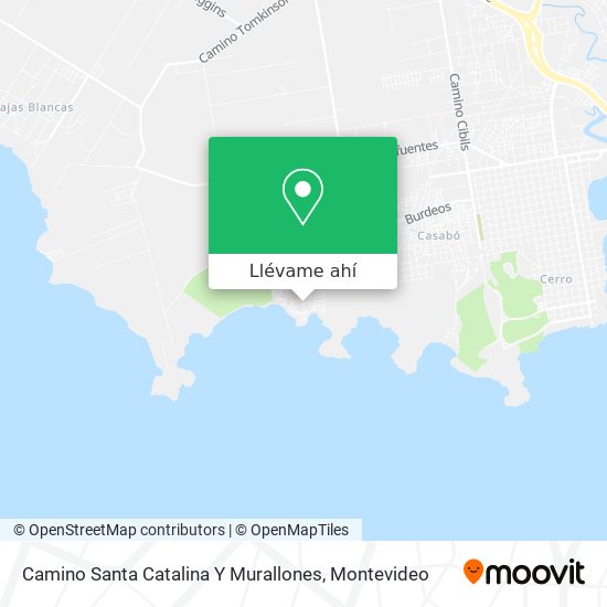 Mapa de Camino Santa Catalina Y Murallones