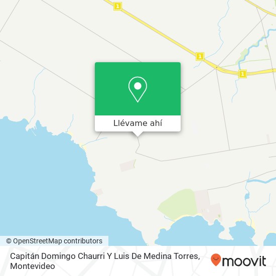 Mapa de Capitán Domingo Chaurri Y Luis De Medina Torres