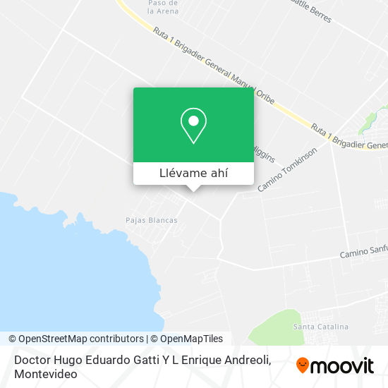 Mapa de Doctor Hugo Eduardo Gatti Y L Enrique Andreoli