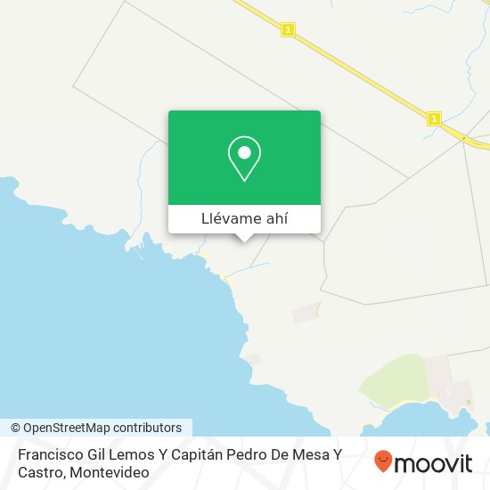 Mapa de Francisco Gil Lemos Y Capitán Pedro De Mesa Y Castro