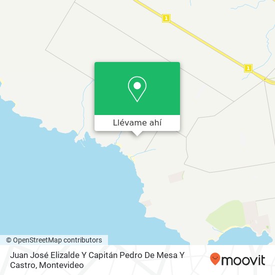 Mapa de Juan José Elizalde Y Capitán Pedro De Mesa Y Castro