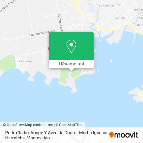 Mapa de Pedro 'Indio' Arispe Y Avenida Doctor Martín Ignacio Harretche