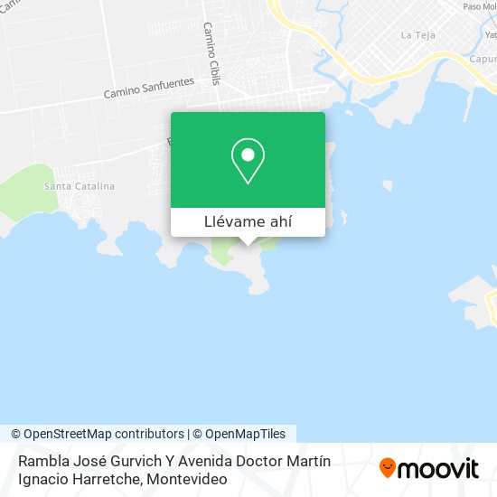 Mapa de Rambla José Gurvich Y Avenida Doctor Martín Ignacio Harretche