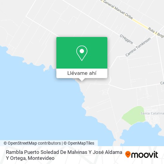 Mapa de Rambla Puerto Soledad De Malvinas Y José Aldama Y Ortega