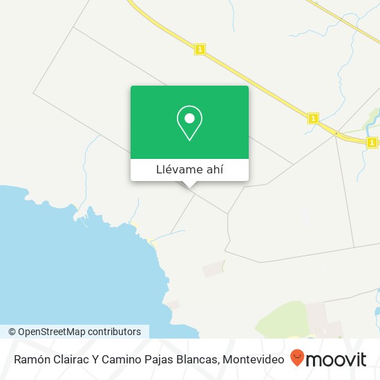 Mapa de Ramón Clairac Y Camino Pajas Blancas