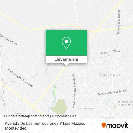 Mapa de Avenida De Las Instrucciones Y Luis Mazzei