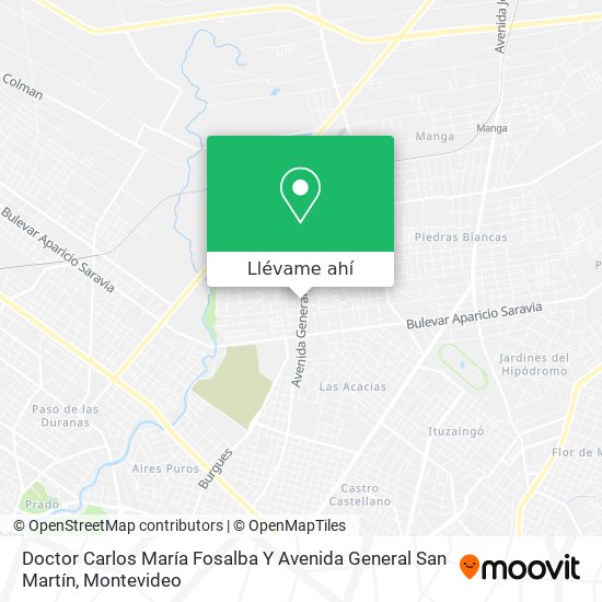 Mapa de Doctor Carlos María Fosalba Y Avenida General San Martín