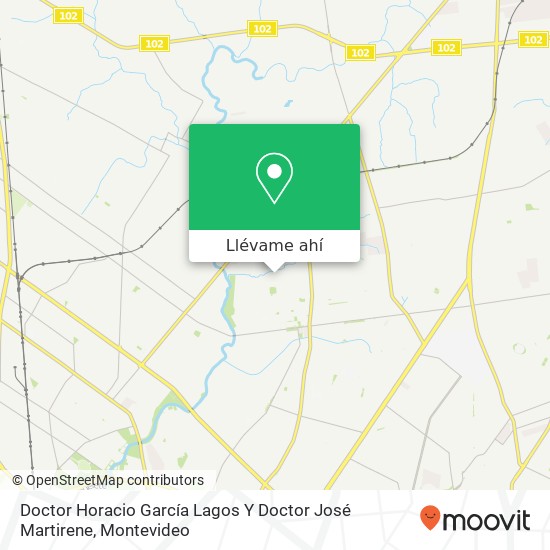 Mapa de Doctor Horacio García Lagos Y Doctor José Martirene