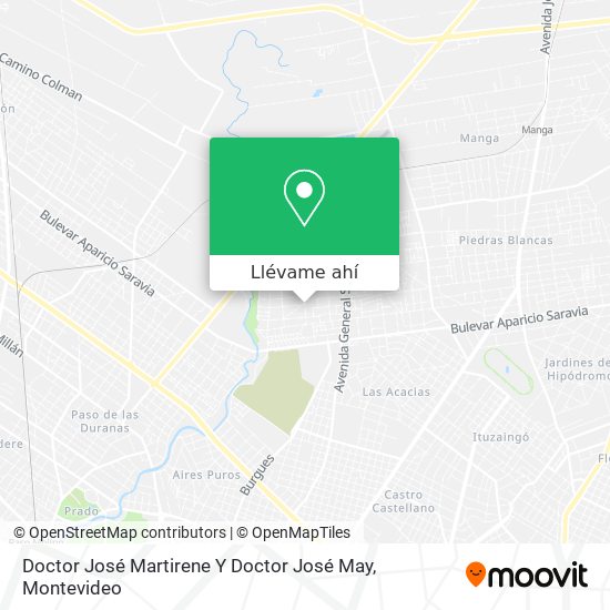 Mapa de Doctor José Martirene Y Doctor José May