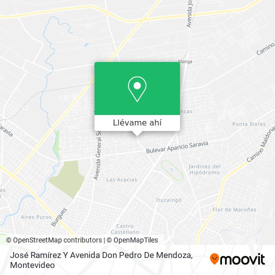Mapa de José Ramírez Y Avenida Don Pedro De Mendoza