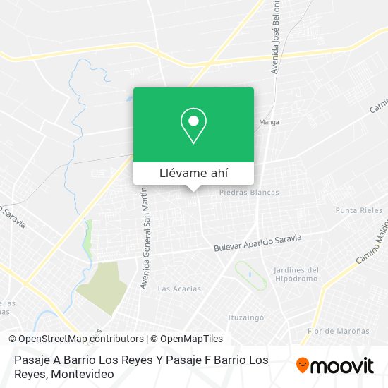 Mapa de Pasaje A Barrio Los Reyes Y Pasaje F Barrio Los Reyes