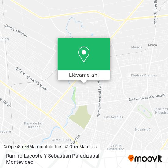 Mapa de Ramiro Lacoste Y Sebastián Paradizabal