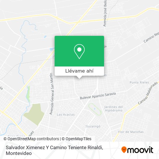 Mapa de Salvador Ximenez Y Camino Teniente Rinaldi