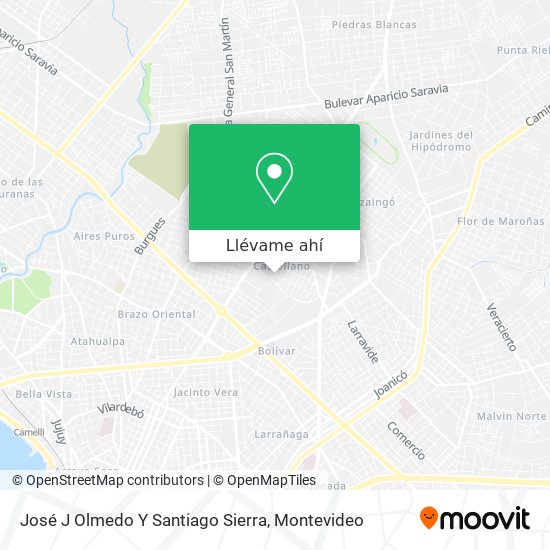 Mapa de José J Olmedo Y Santiago Sierra