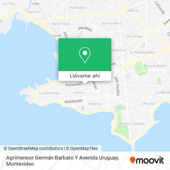 Mapa de Agrimensor Germán Barbato Y Avenida Uruguay