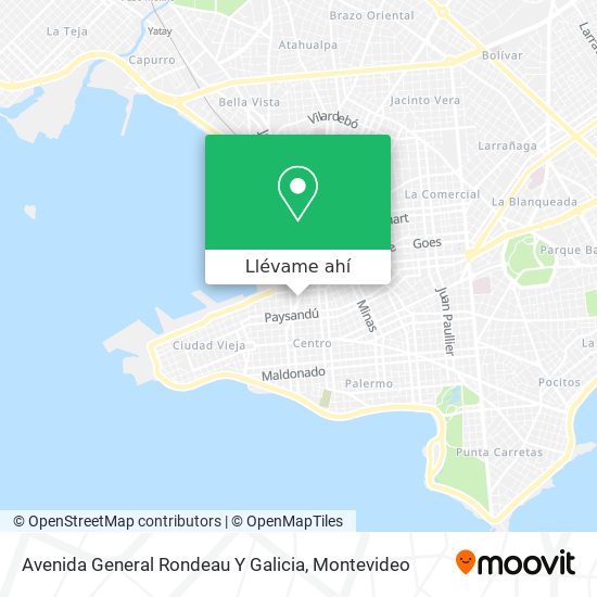 Mapa de Avenida General Rondeau Y Galicia