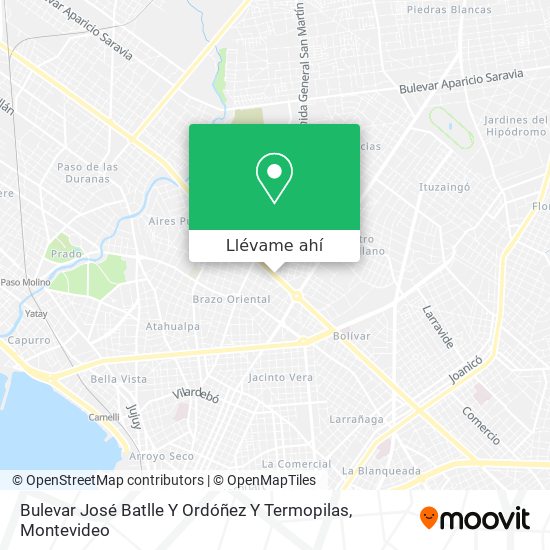 Mapa de Bulevar José Batlle Y Ordóñez Y Termopilas