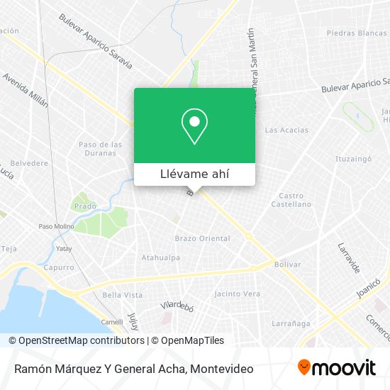 Mapa de Ramón Márquez Y General Acha