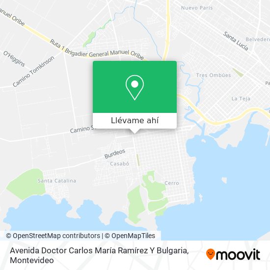 Mapa de Avenida Doctor Carlos María Ramírez Y Bulgaria