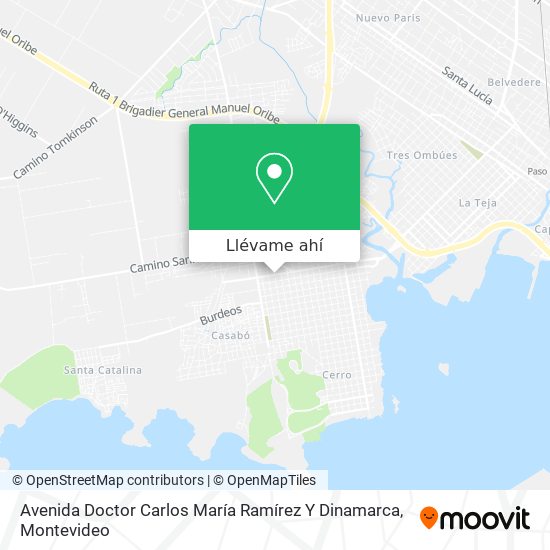 Mapa de Avenida Doctor Carlos María Ramírez Y Dinamarca